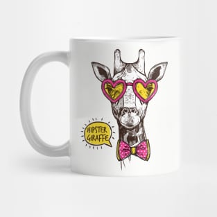 Hipster Giraffe Mug